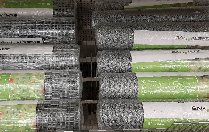 Ideal zum Bau von Kleintiergehegen sowie zum Schutz von Hochbeeten & Kompost