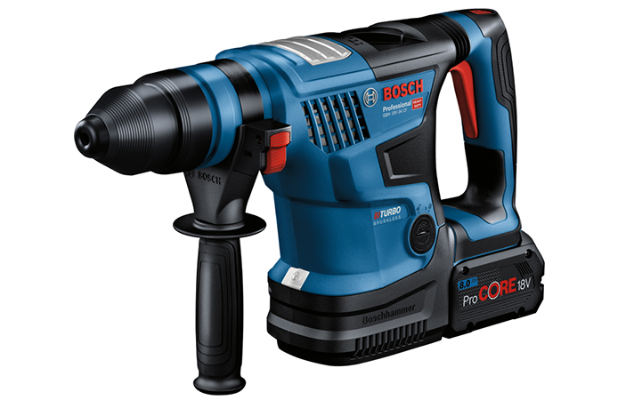Bosch GBH 18V-34 CF Professional - der leistungsstärkste SDS plus Akku-Bohrhammer Bosch GBH 18V-34 CF Professional - der leistungsstärkste SDS plus Akku-Bohrhammer