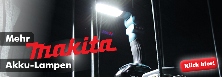 Mehr Makita Lampen ansehen! Mehr Makita Lampen ansehen!